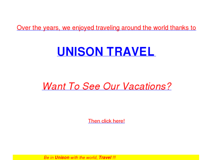 www.unison-travel.com