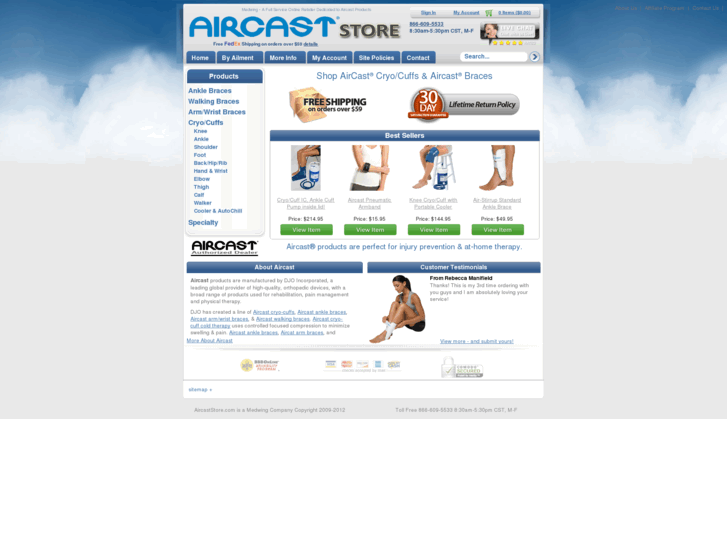 www.aircastbrace.com