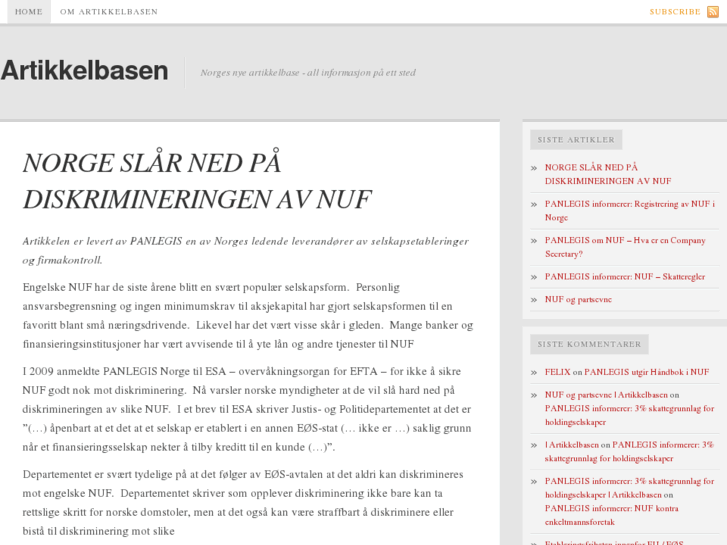 www.artikkelbasen.no