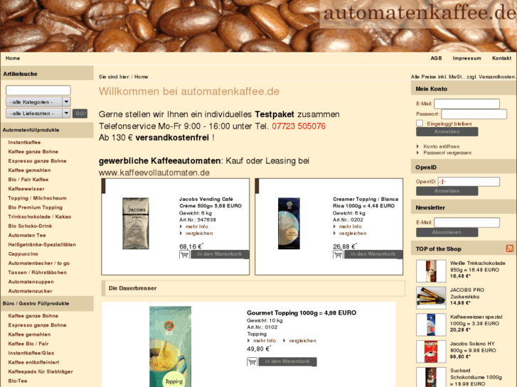 www.automatenkaffee.de