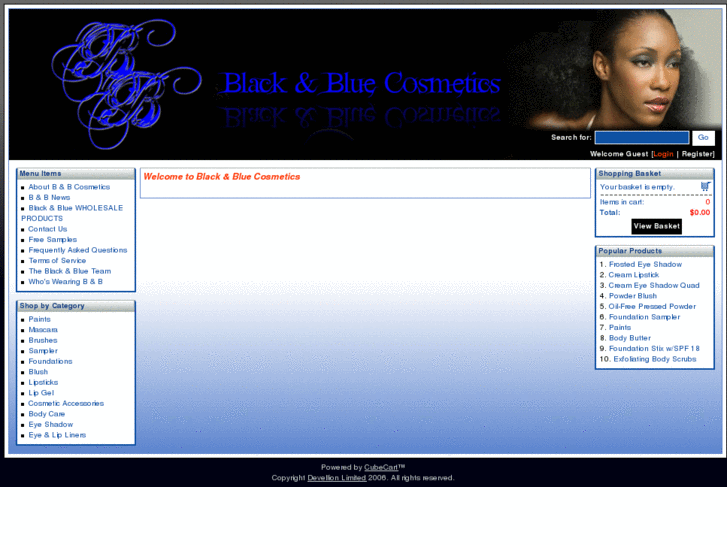 www.blackandbluecosmetics.com