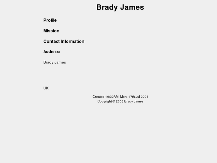 www.bradyjames.co.uk