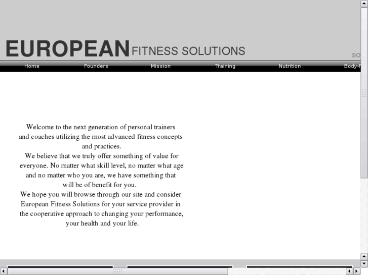 www.europeanfitnesssolutions.com
