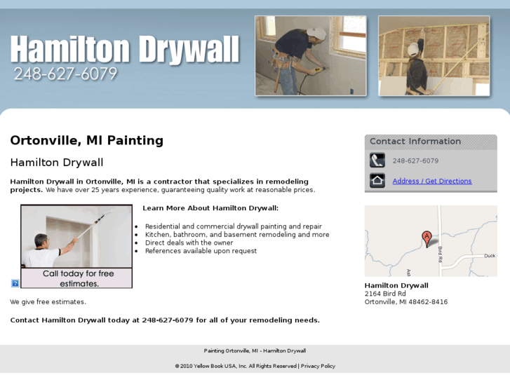 www.hamiltondrywallandpainting.com