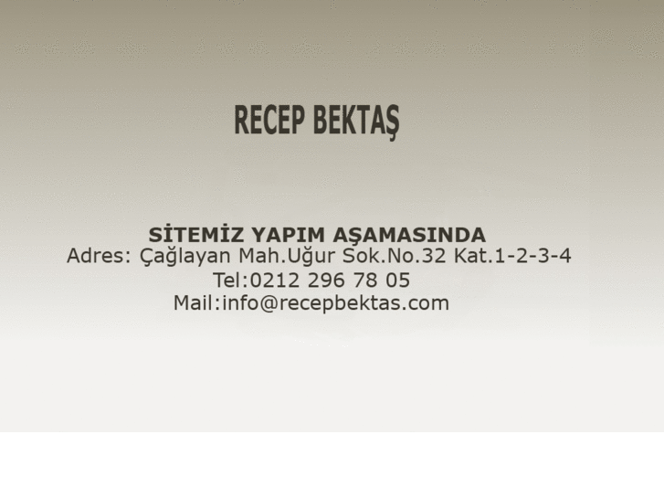 www.recepbektas.com