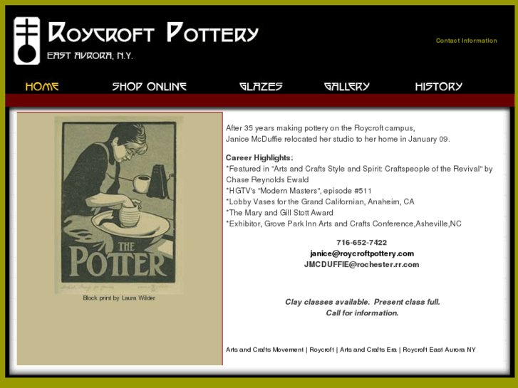 www.roycroftpottery.com