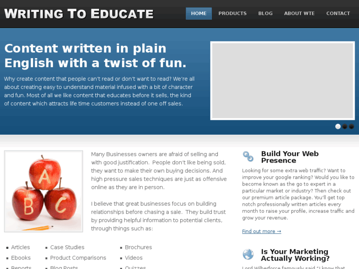 www.writingtoeducate.com