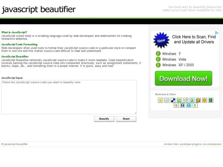 www.javascriptbeautifier.com