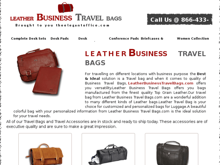 www.leatherbusinesstravelbags.com