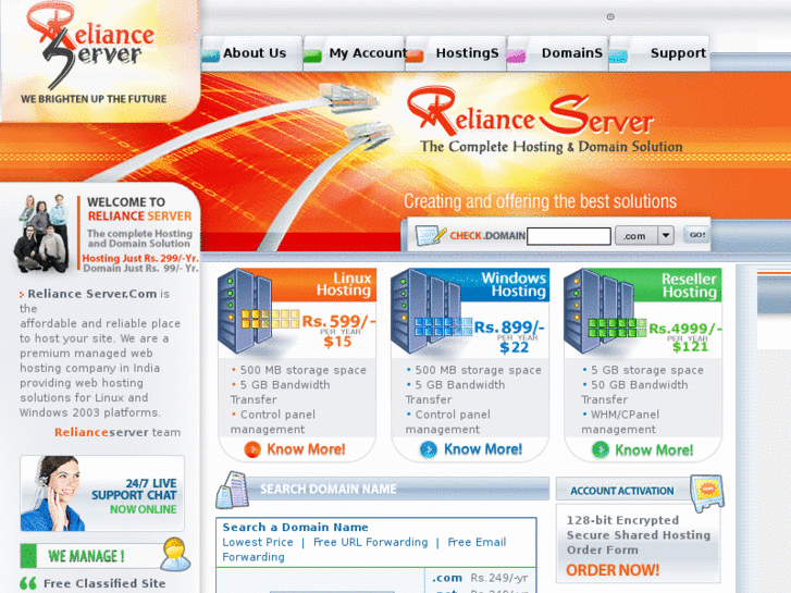 www.relianceserver.com