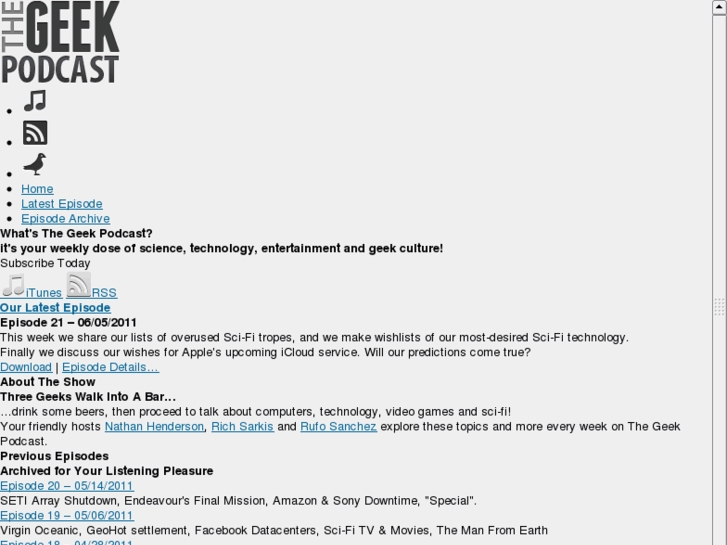 www.thegeekpodcast.com
