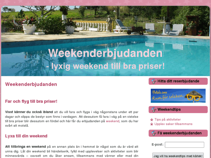 www.weekenderbjudanden.com