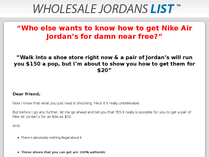 www.wholesalejordanslist.com