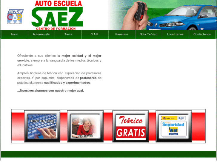 www.autoescuelasaez.com