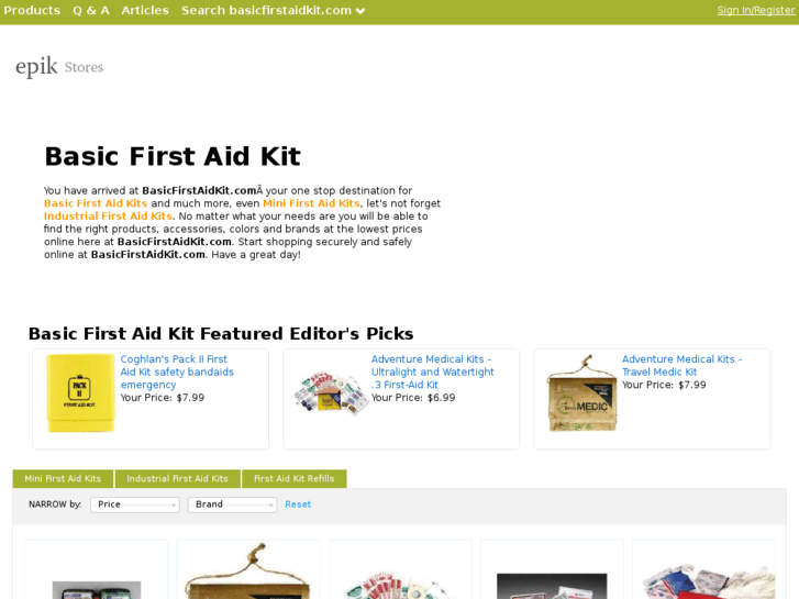 www.basicfirstaidkit.com