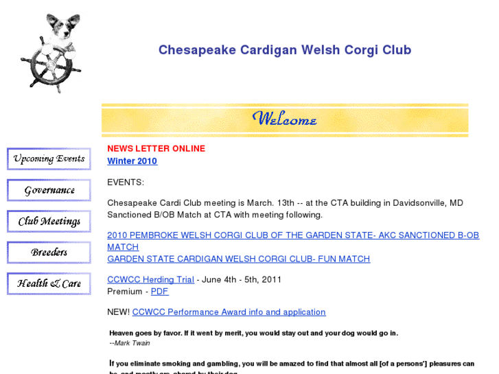 www.chesapeakecardigans.org