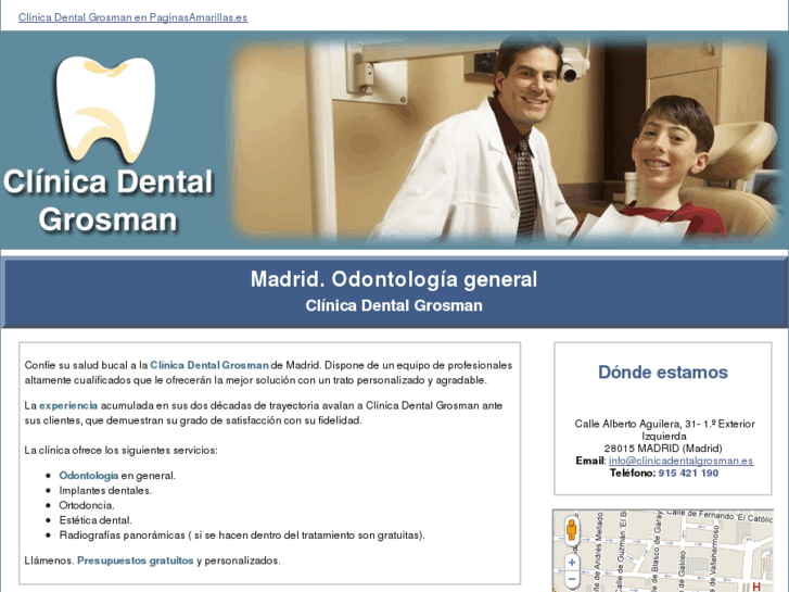 www.clinicadentalgrosman.es