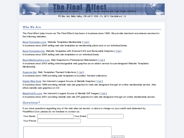 www.finalaffect.com