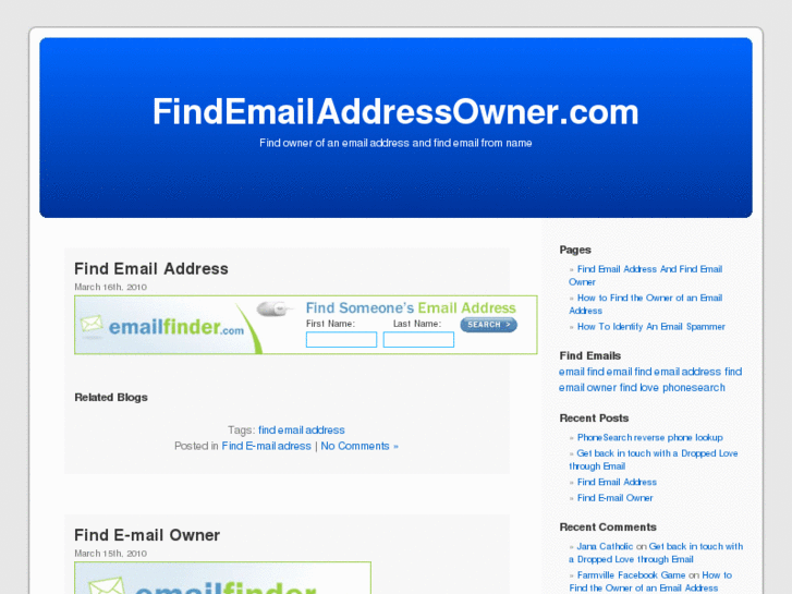 www.findemailaddressowner.com