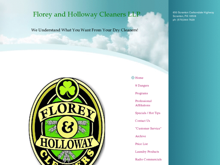 www.floreyandhollowaycleaners.com