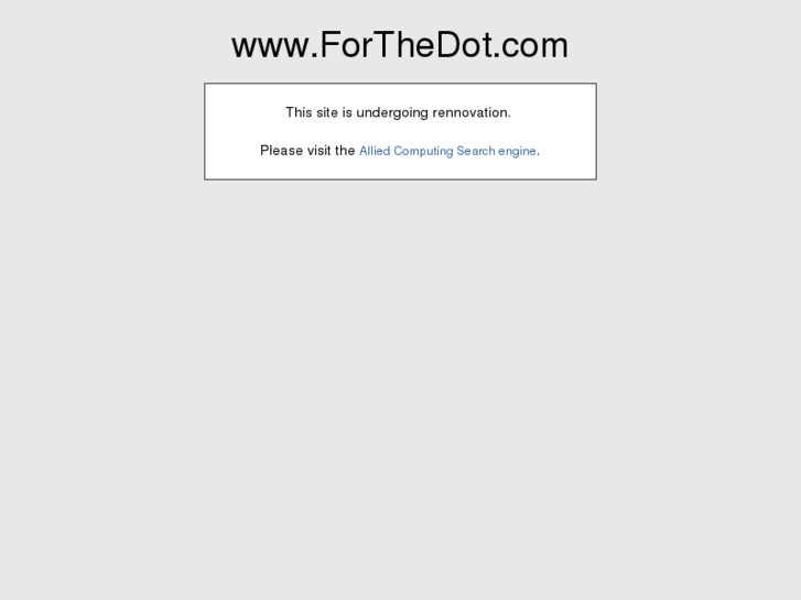 www.forthedot.com