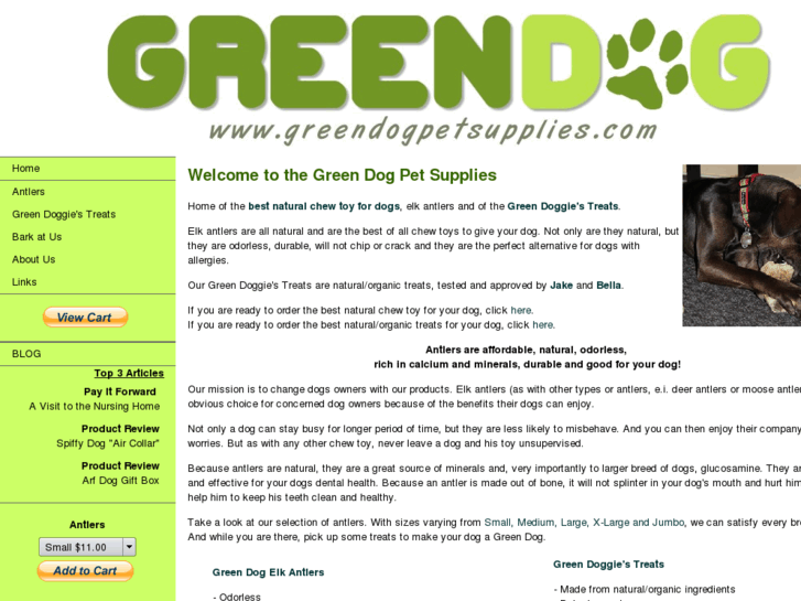 www.greendogpetsupplies.com