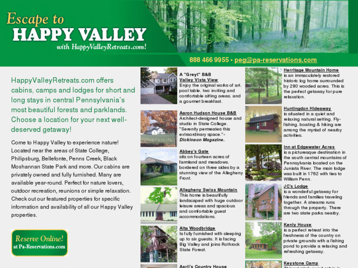 www.happyvalleyretreats.com