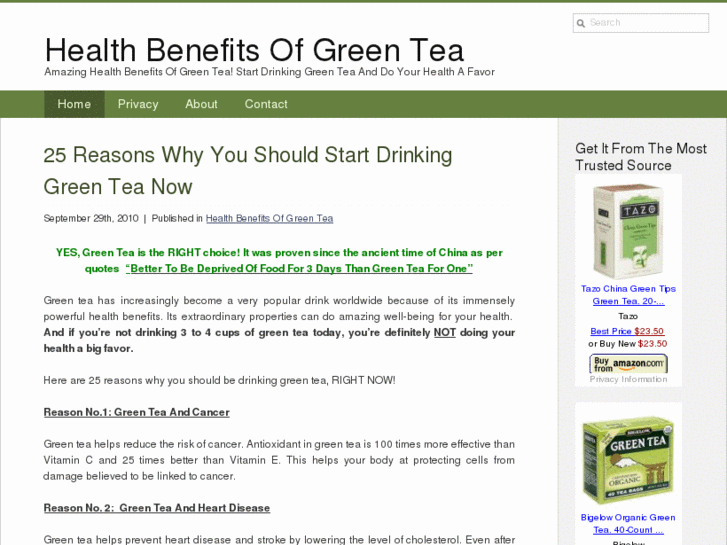 www.healthbenefitsofgreenteas.com