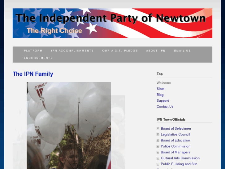 www.independentpartyofnewtown.com