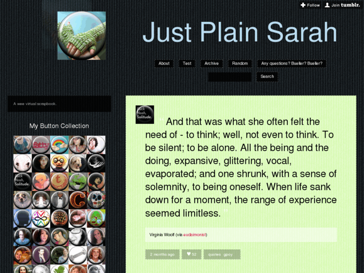 www.justplainsarah.com