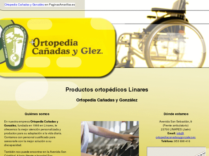 www.ortopediacanadasygonzalez.es