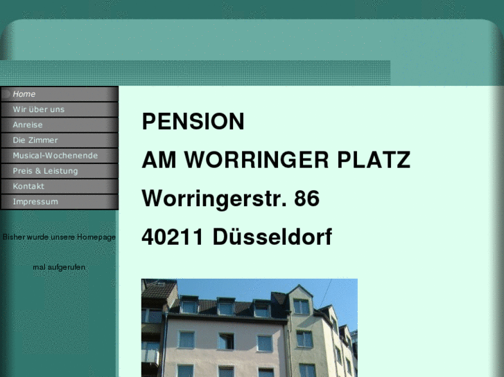 www.pensionamworringerplatz.de