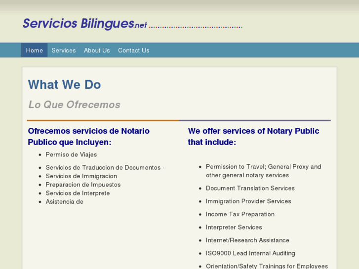 www.serviciosbilingues.net