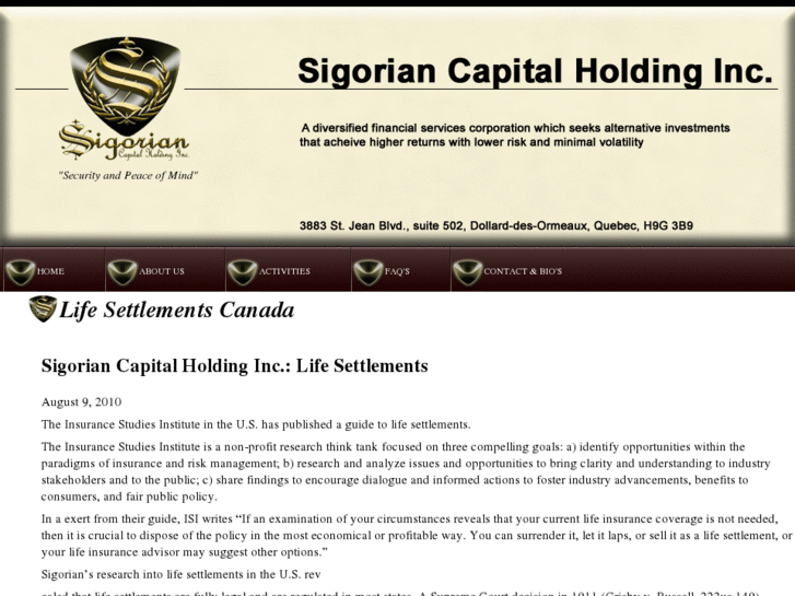 www.sigorianfund.net