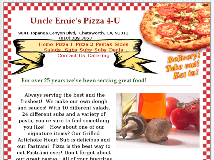 www.uncleerniespizza.com