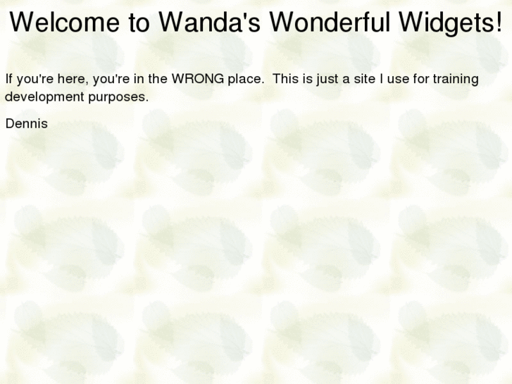 www.wandaswonderfulwidgets.com