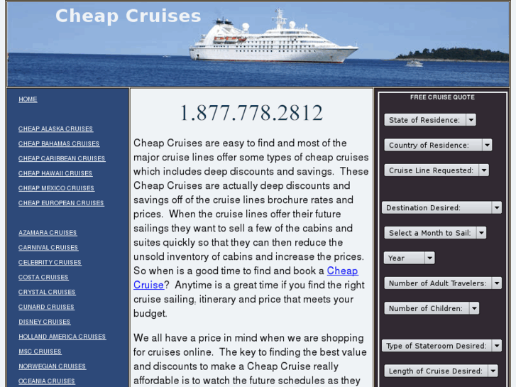 www.a-cheapcruises.com