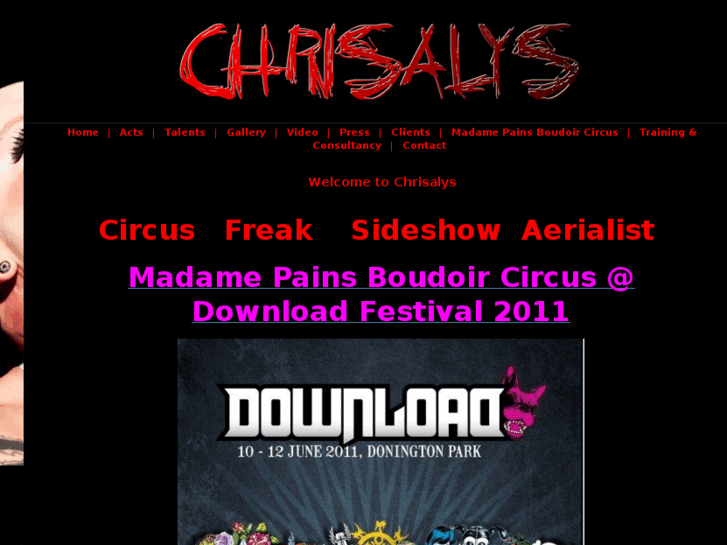 www.chrisalys-circus.com