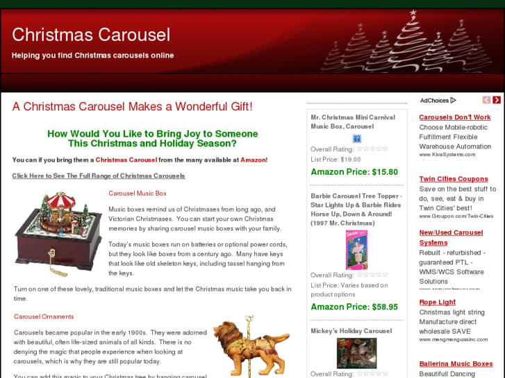 www.christmascarousel.net