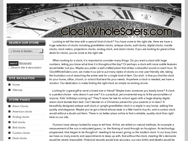 www.clockwholesalers.com