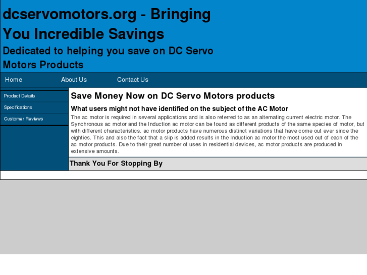 www.dcservomotors.org