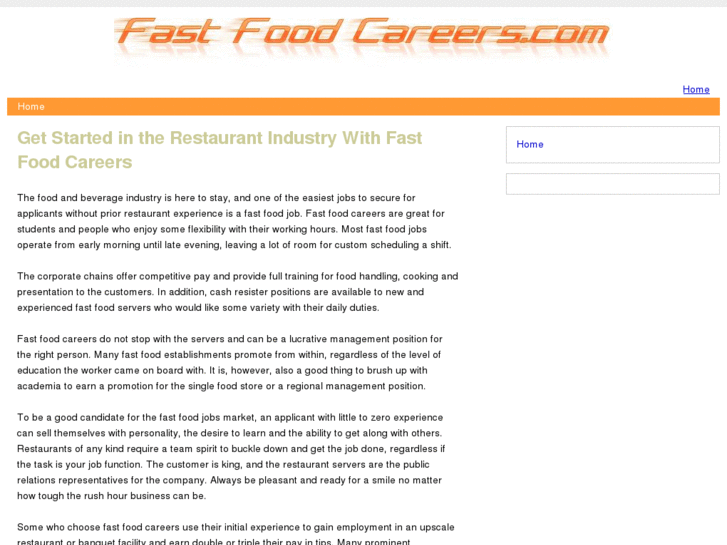 www.fastfoodcareers.com