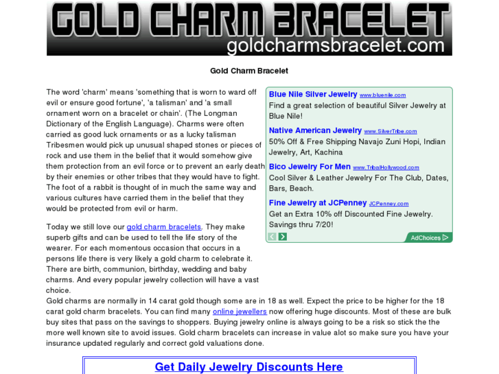 www.goldcharmsbracelet.com