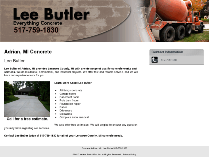 www.leebutlerconcrete.com