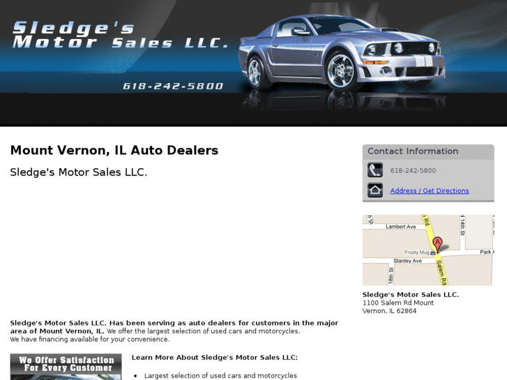 www.sledgesmotorsales.com