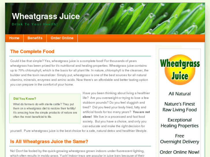 www.bestwheatgrassjuice.com