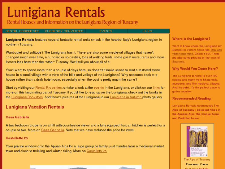 www.lunigiana-rentals.com