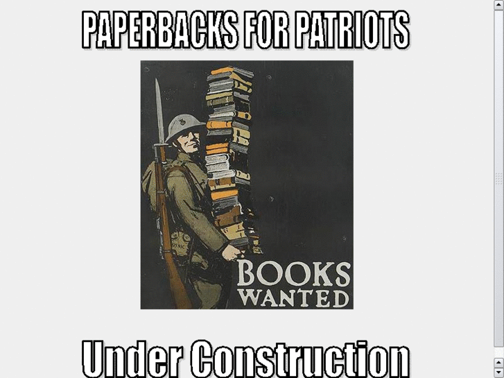 www.paperbacksforpatriots.com