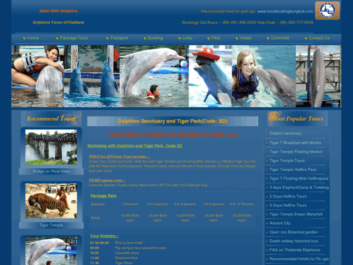 www.swimmingwithdolphinsthailand.com