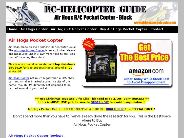 www.airhogspocketcopter.com